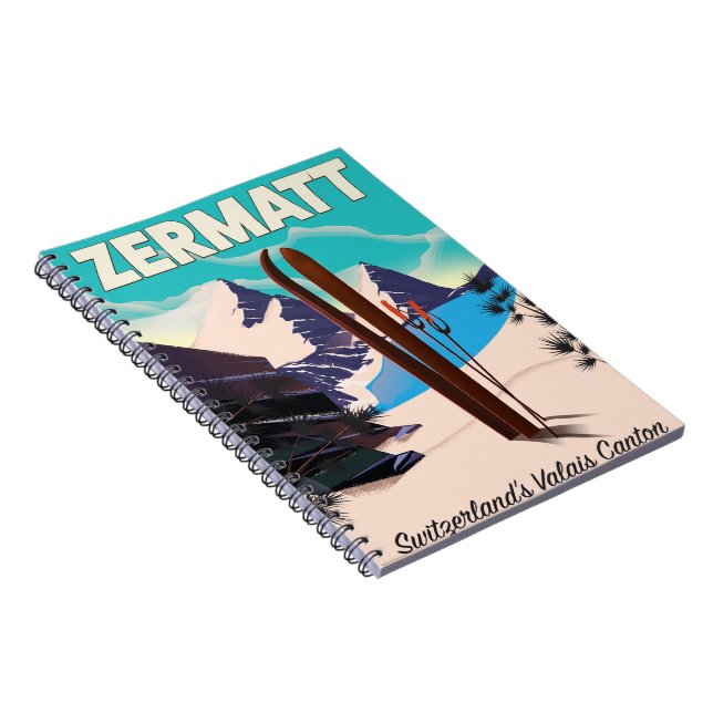 Zermatt Ski Urlaubsplaner Notizblock (Rechte Seite)