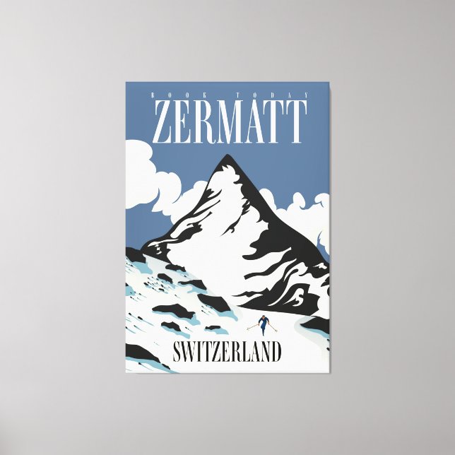 Zermatt Suisse Impression ski (Recto)