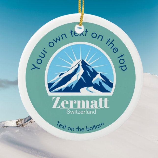 Zermatt Switzerland Christmas Ornament (Von Creator hochgeladen)