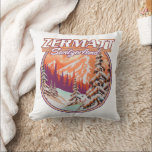 Zermatt Switzerland Logo Kissen<br><div class="desc">Zermatt Schweiz Logo mit der schönen Winterlandschaft.</div>