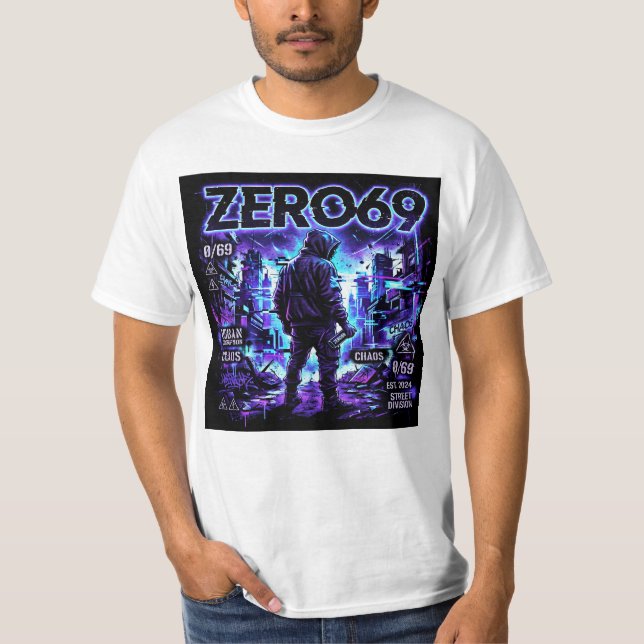 ZERO69 Chaos Division – Urbane Korruption T-Shirt (Vorderseite)