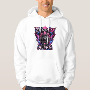 ZERO69 Der Alpha Neon Wolf Hoodie