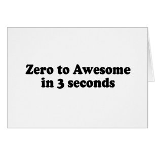 ZÉRO À IMPRESSIONNANT DANS la copie de 3 SECONDE