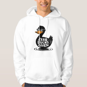 Zero Enten gegeben - Lustiges cooles Enten-Design Hoodie