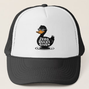 Zero Enten gegeben - Lustiges cooles Enten-Design Truckerkappe