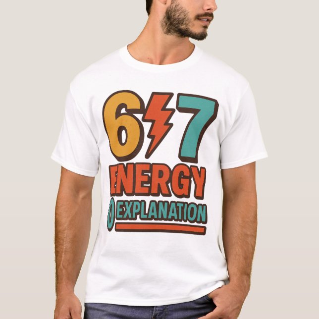 Zero Explanation Attitude Graphic T-Shirt (Vorderseite)