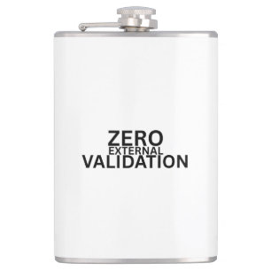 Zero Externe Validierung Modern Flachmann