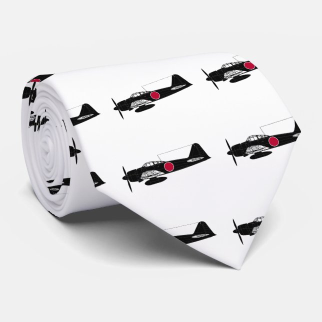 "Zero Fighter" Krawatte (Gerollt)