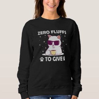 Zero Flusen für Cat Cat Mom Kitten Cat Dad 2 Sweatshirt