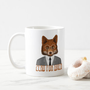 Zero Fox gegeben Spaß Kaffeetasse
