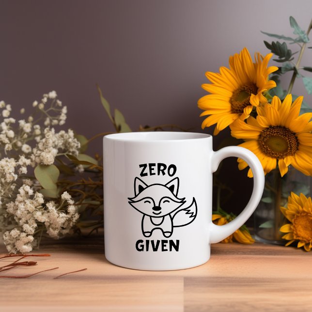 Zero Fox verabreicht Meme-Tasse Kaffeetasse (Von Creator hochgeladen)