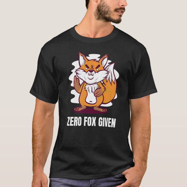 Zero Fox Welpen Fuchs T-Shirt (Vorderseite)