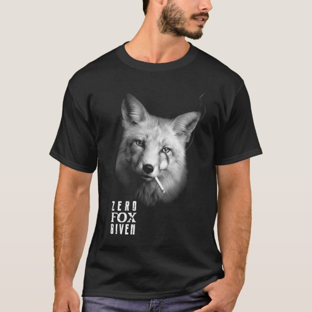 Zero Fuchs Gegeben T-Shirt (Vorderseite)