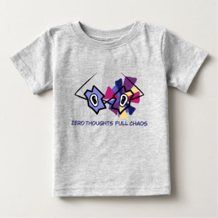 Zero Gedanken Volles Chaos Abstrakte Brille Lustig Baby T-shirt
