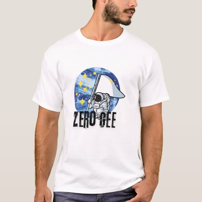 Zero Gee Funny Zero Gravity T-Shirt (Vorderseite)