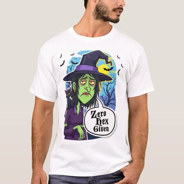 Zero Hex übergab lustiges Hexenkloster-T-Shirt T-Shirt (Vorderseite)