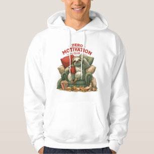 Zero-Motivations-Club-Faultier entspannt sich im S Hoodie