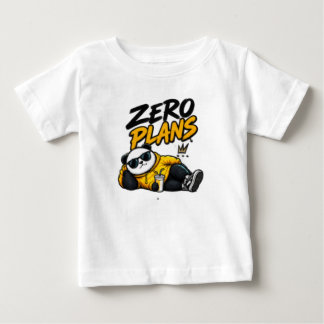 Zero Plans – Lustige Chill-Typografie T-Shirt
