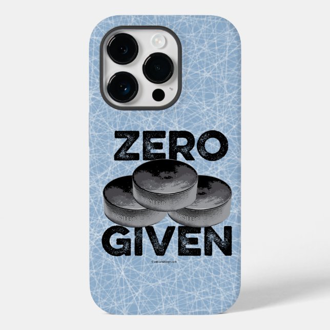 Zero Pucks gegeben (Hockey) Case-Mate iPhone Fall Case-Mate iPhone 14 Pro Hülle (Rückseite)