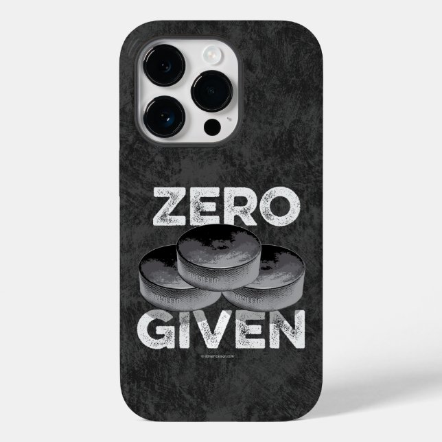 Zero Pucks gegeben (Hockey) Case-Mate iPhone Fall Case-Mate iPhone 14 Pro Hülle (Rückseite)