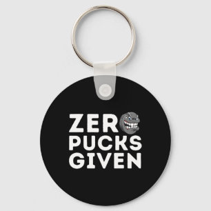Zero Pucks Given - Lustiges Eis-Hockey-Spieler-Ges Schlüsselanhänger
