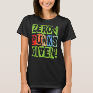 Zero Punks überreicht Gothic Goth Konzert T-Shirt