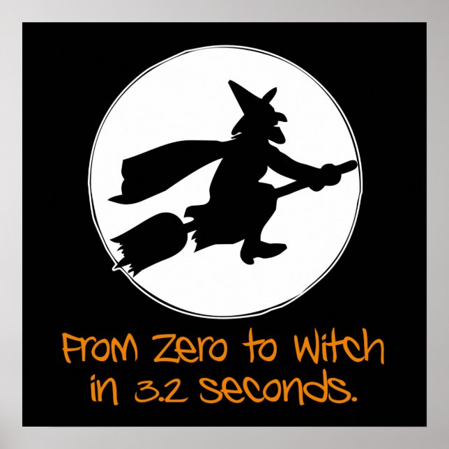 Zero to Witch Silhouette Style Poster (Vorne)