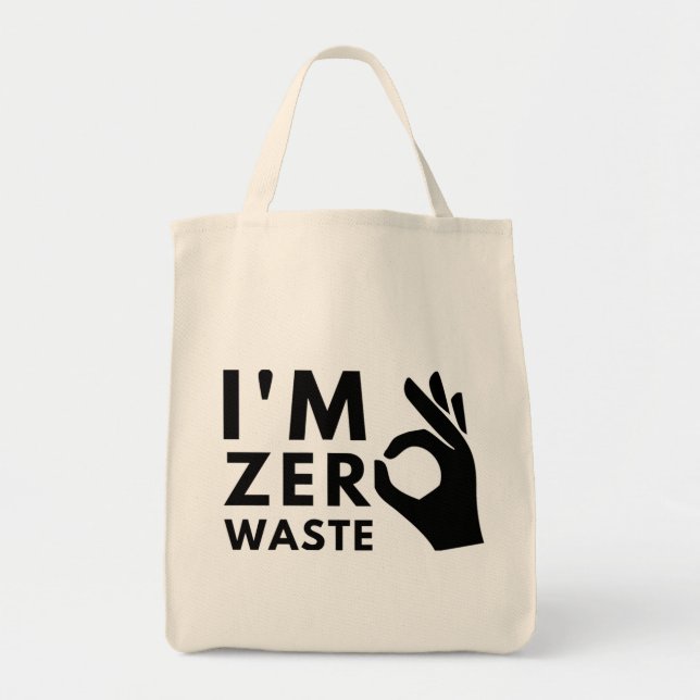 Zero waste eco-friendly tote and grocery bag tragetasche (Vorne)
