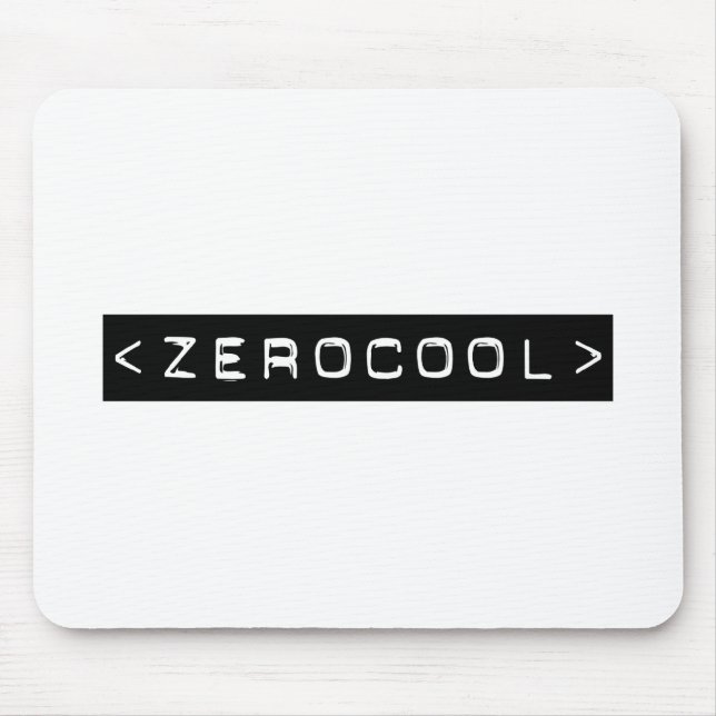 Zerocool Häcker Mousepad (Vorne)