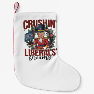 Zerquetscher der Liberalen Träume Trump Nussknacke Kleiner Weihnachtsstrumpf