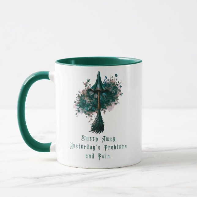 Zerreißen Sie gestern die Probleme und Schmerzen H Tasse (Links)