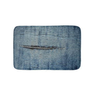 Zerrissene Jeans Badematte