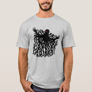 Zerrissene Schatten-Entität Weird Horror-Kunst T-Shirt