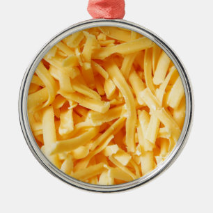 Zerrissener Cheddar-Käse Ornament Aus Metall