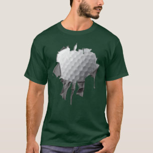 Zerrissener Golfball T-Shirt