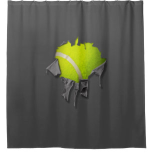 Zerrissener Tennis-Duschvorhang Duschvorhang