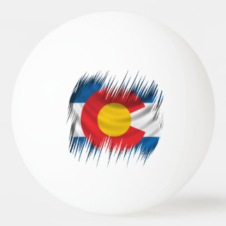 Zerrissenes Colorado Tischtennisball