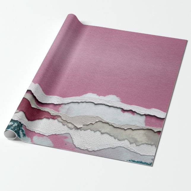 zerrissenes Papier Geschenkpapier (Ungerollt)