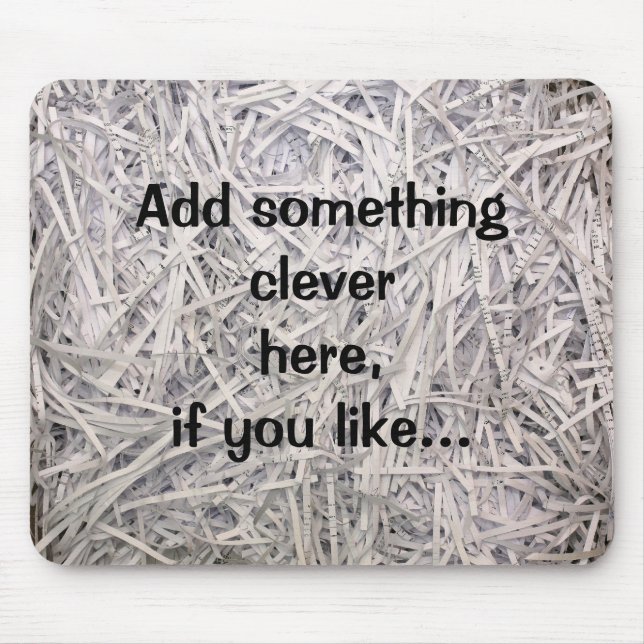 Zerrissenes Papier Mousepad (Vorne)