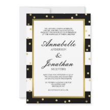 Zerrstreifen | Elegante Einladung zur Hochzeit