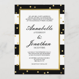 Zerrstreifen | Elegante Einladung zur Hochzeit