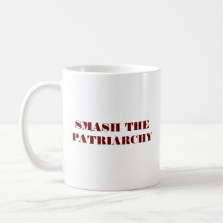 Zerschlagen der Patriarchie-Tasse Kaffeetasse