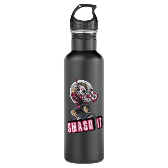 Zerschlagen Edelstahlflasche (Vorderseite)