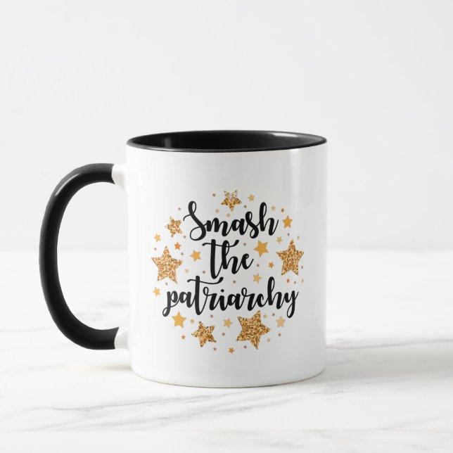 Zerschlagen Sie das Patriarchat! Tasse (Links)