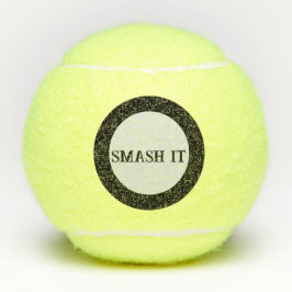 Zerschlagen Sie es gewinnt Tennisbälle