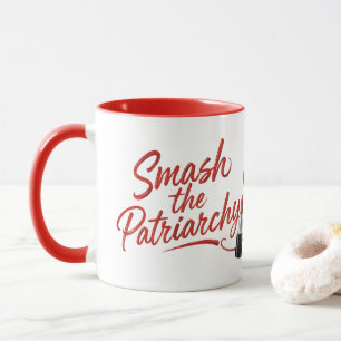 Zerschlagt das Patriarchat feministische Zitate Tasse