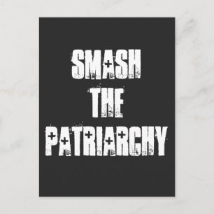 Zerschlagung des Patriarchats Postkarte