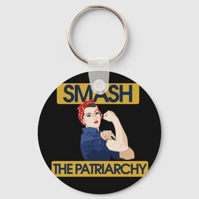 Zerschlagung des Patriarchats Schlüsselanhänger (Vorderseite)