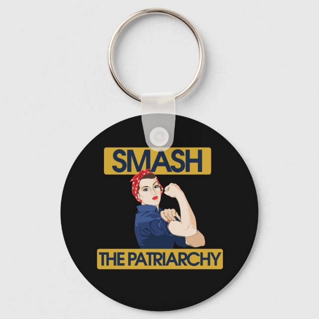 Zerschlagung des Patriarchats Schlüsselanhänger (Vorderseite)