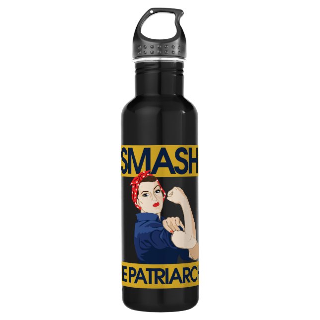Zerschlagung des Patriarchats Trinkflasche (Vorderseite)